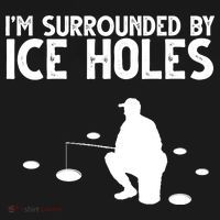 I'm Surrounded By Ice Holes Fishing Women's Hoodie thumb 2