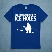 I'm Surrounded By Ice Holes Fishing T-Shirt thumb 5