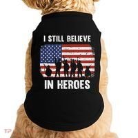 I Still Believe In Heroes Usa Flag Doggie Tank thumb 0