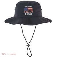 I Still Believe In Heroes Usa Flag Bucket Hat thumb 0