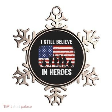 I Still Believe In Heroes Usa Flag Ornament