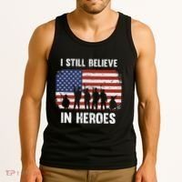 I Still Believe In Heroes Usa Flag Tank Top thumb 3