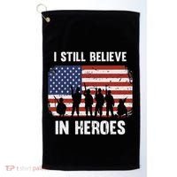 I Still Believe In Heroes Usa Flag Golf Towel thumb 0
