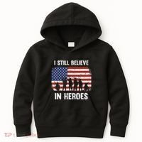 I Still Believe In Heroes Usa Flag Kids Hoodie thumb 0