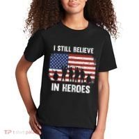 I Still Believe In Heroes Usa Flag Kids T-Shirt thumb 2