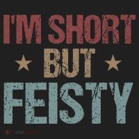 IM Short But Feisty Funny Saying Short Girl Beanie thumb 2