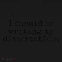 I Should Be Writing My Dissertation Funny Dissertation Doggie Tank thumb 4