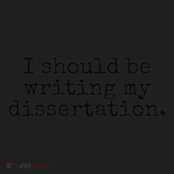 I Should Be Writing My Dissertation Funny Dissertation Tumbler