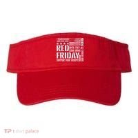 I Stand Behind Those Who Serve American Flag Red Friday Visor thumb 0