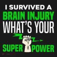 I Survived Brain Injury Awareness TBI Brain Injury Survivor Sweatshirt thumb 3