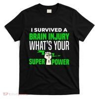 I Survived Brain Injury Awareness TBI Brain Injury Survivor T-Shirt thumb 0