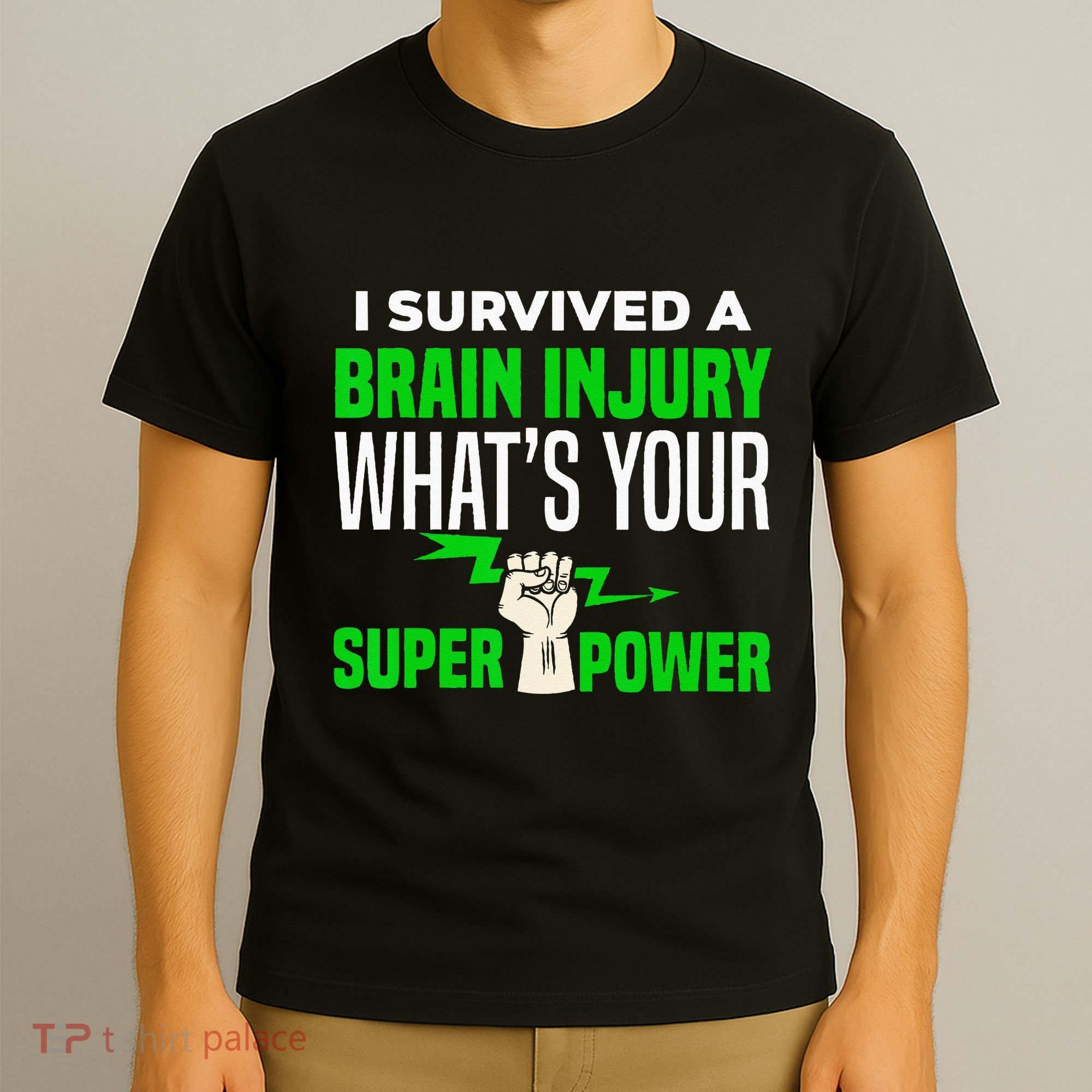 I Survived Brain Injury Awareness TBI Brain Injury Survivor T-Shirt