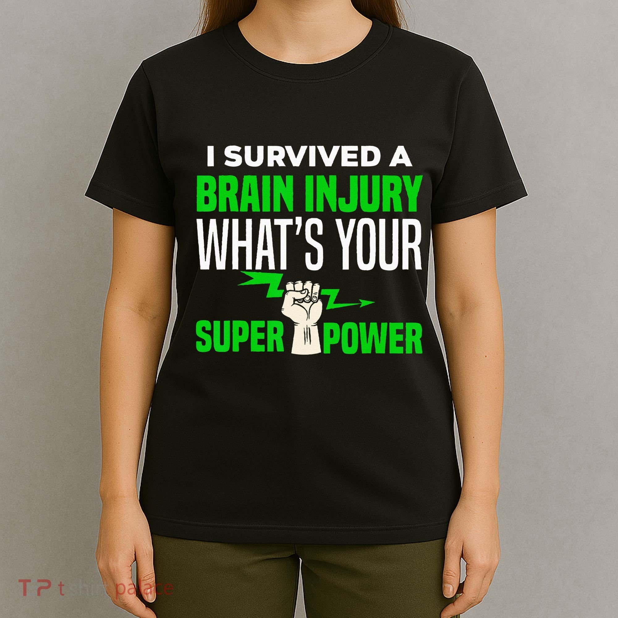 I Survived Brain Injury Awareness TBI Brain Injury Survivor T-Shirt