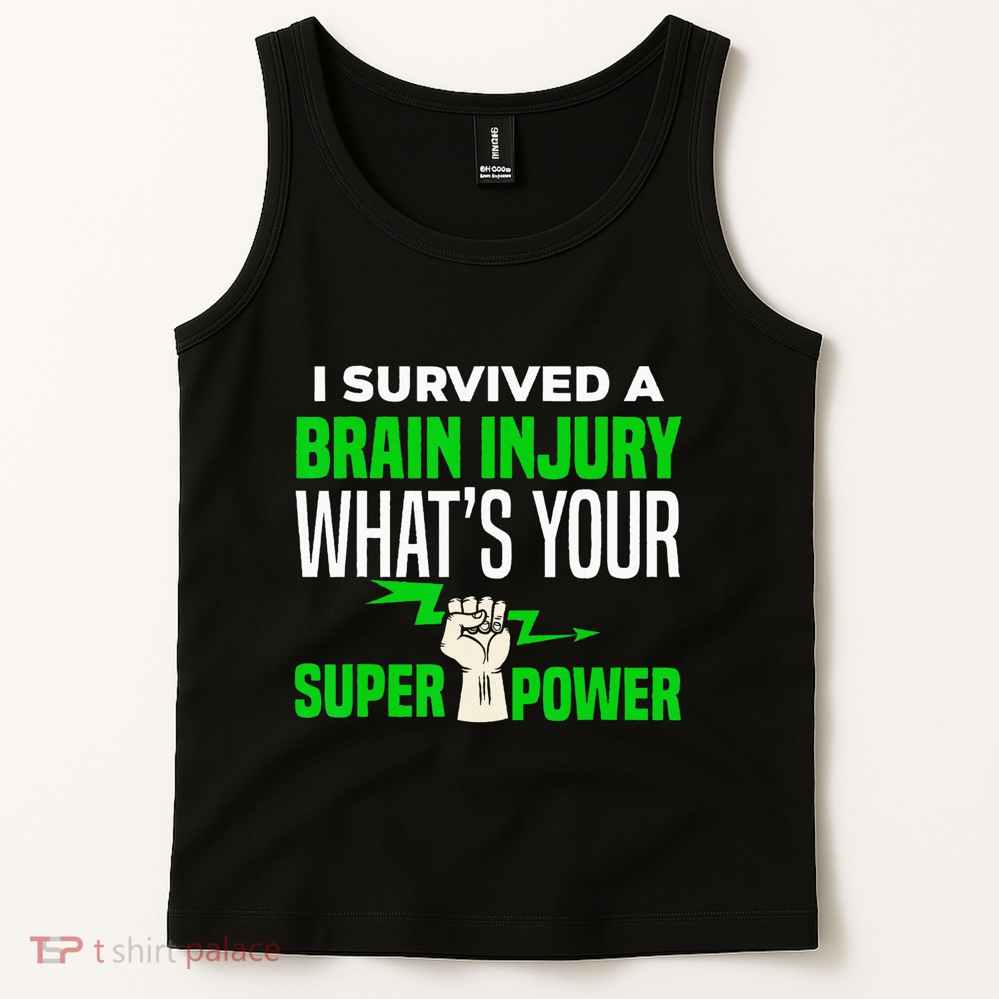I Survived Brain Injury Awareness TBI Brain Injury Survivor Tank Top