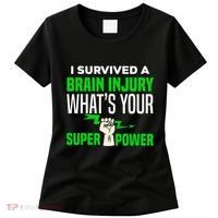 I Survived Brain Injury Awareness TBI Brain Injury Survivor Women's T-Shirt thumb 0