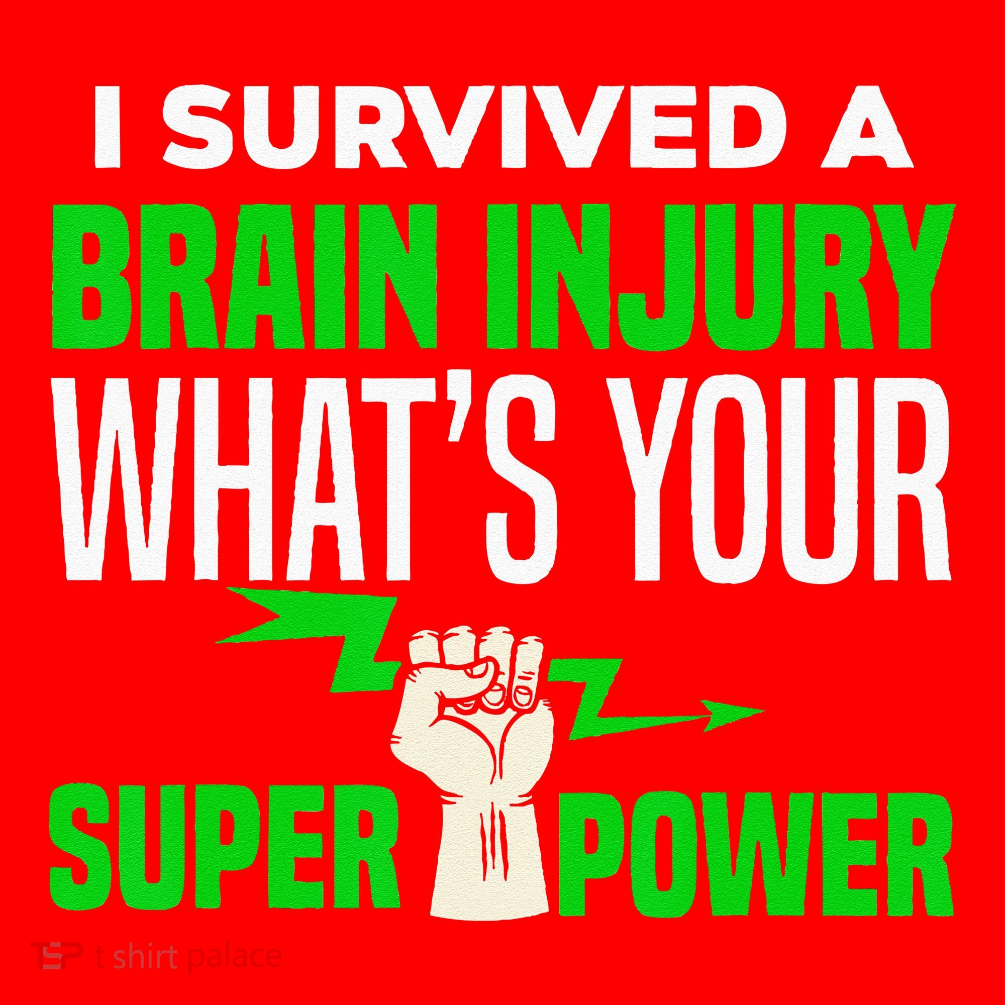 I Survived Brain Injury Awareness TBI Brain Injury Survivor Santa Hat