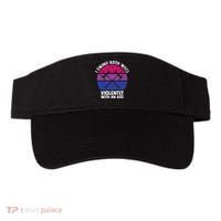 I Swing Both Ways Violently With An Axe Bisexual LGBT Pride Visor thumb 0