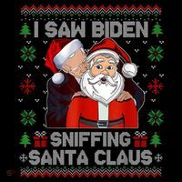 I Saw Biden Sniffing Santa Claus Funny Biden Ugly Xmas Coffee Mug thumb 5