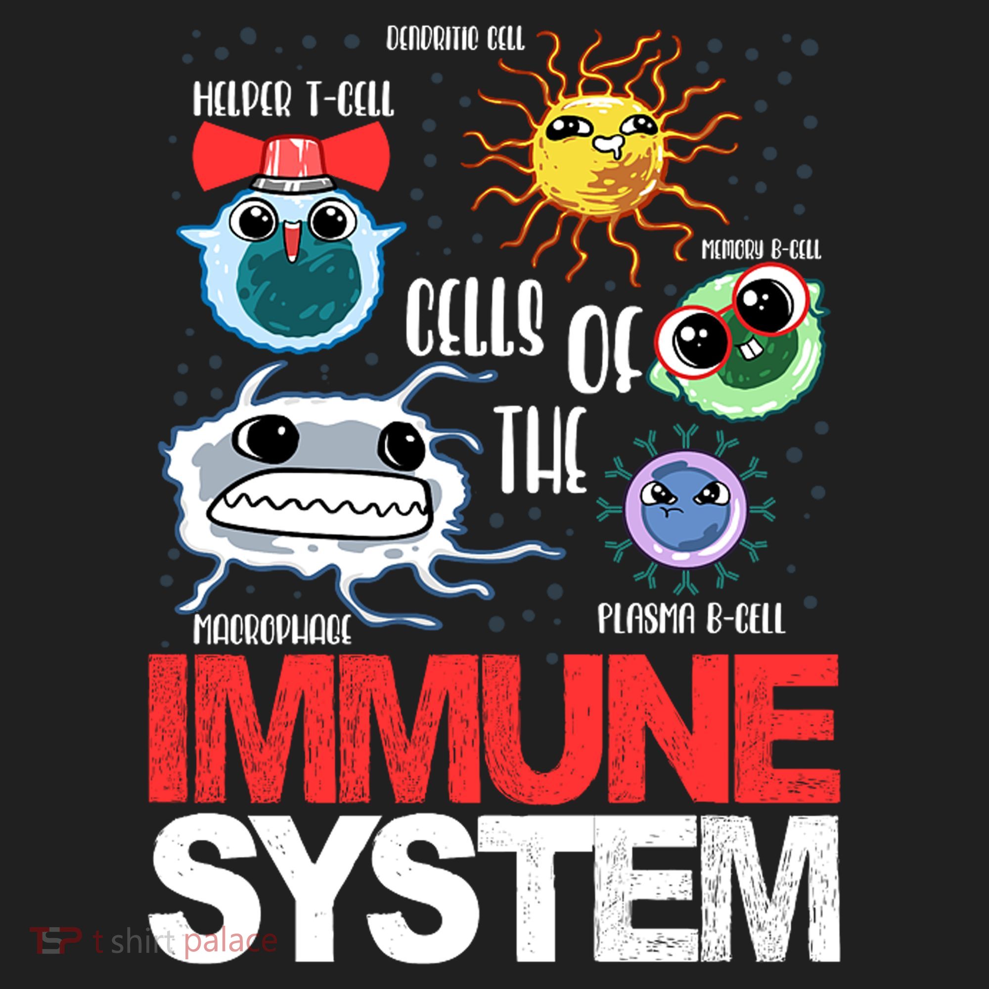 Immune System Cells Biology Cell Science Humor Women's Sweatshirt
