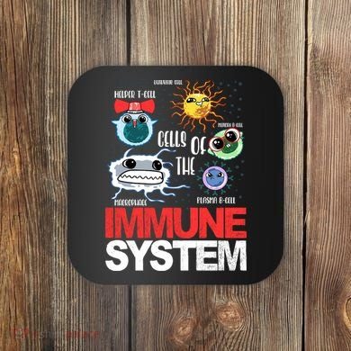 Immune System Cells Biology Cell Science Humor Coaster
