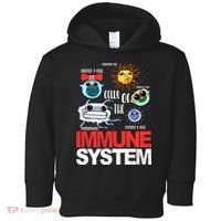 Immune System Cells Biology Cell Science Humor Toddler Hoodie thumb 0