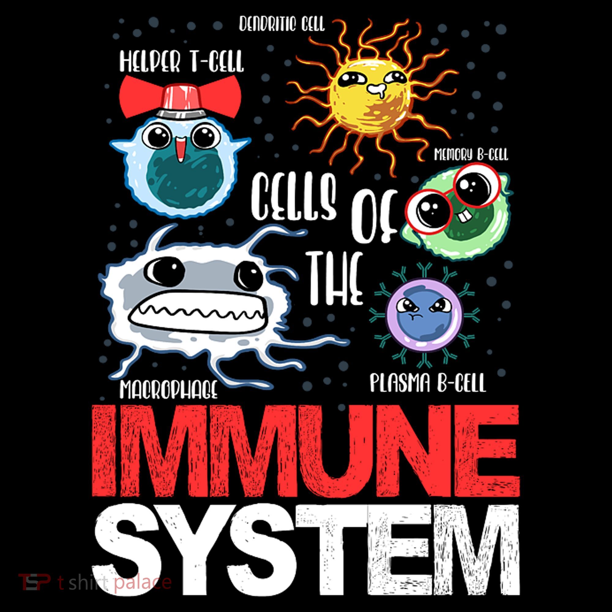 Immune System Cells Biology Cell Science Humor Toddler Hoodie