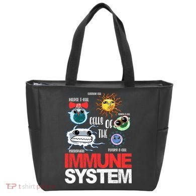 Immune System Cells Biology Cell Science Humor Tote Bag