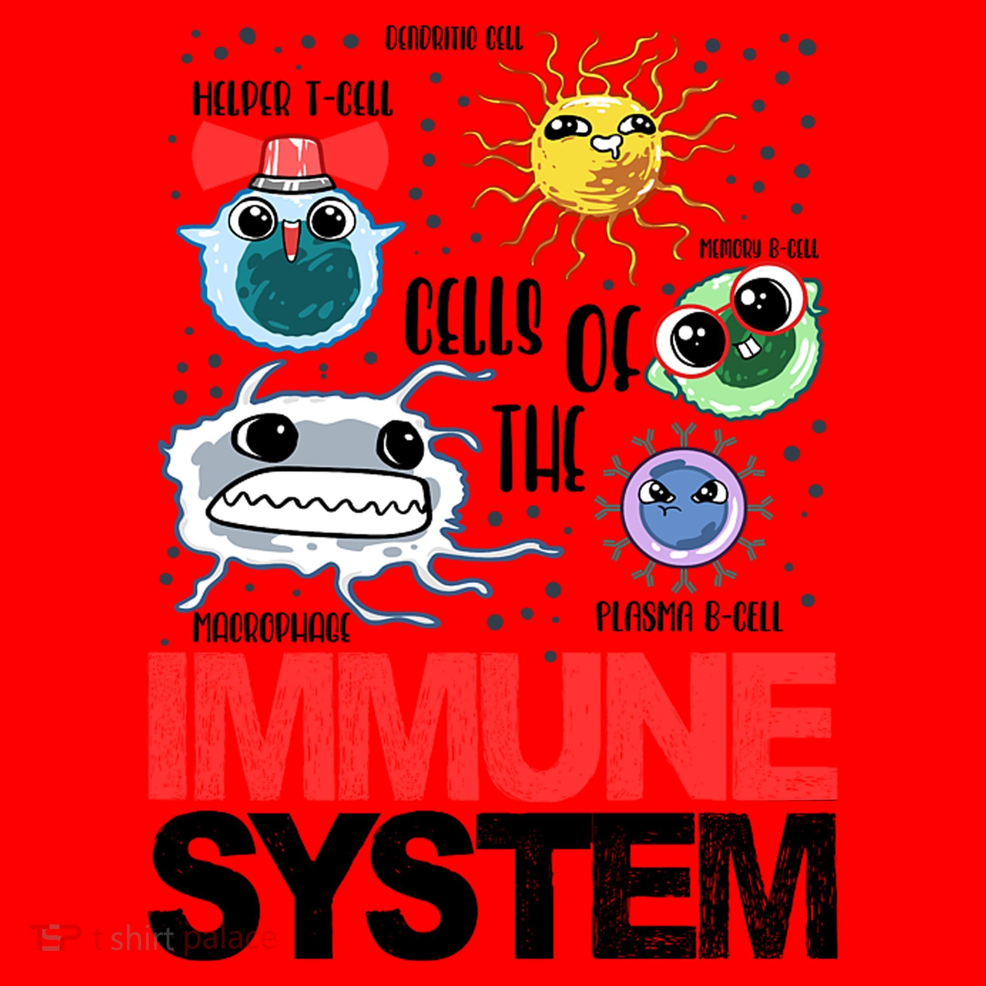 Immune System Cells Biology Cell Science Humor Santa Hat