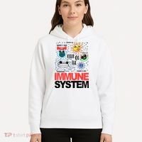 Immune System Cells Biology Cell Science Humor Hoodie thumb 5