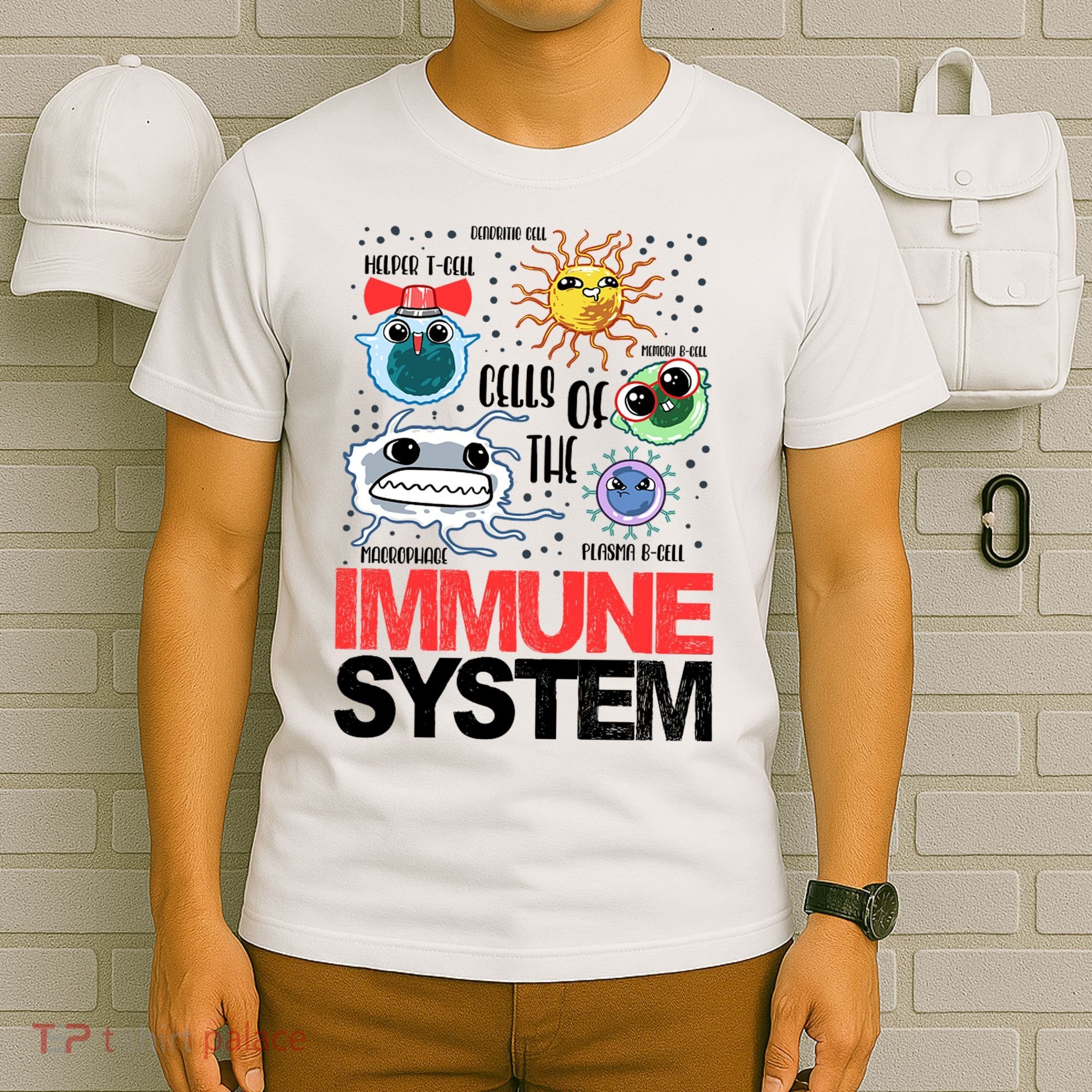 Immune System Cells Biology Cell Science Humor T-Shirt