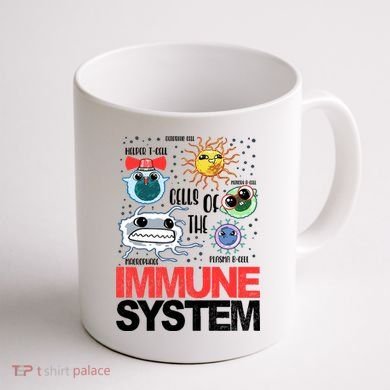 Immune System Cells Biology Cell Science Humor Coffee Mug back