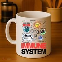 Immune System Cells Biology Cell Science Humor Coffee Mug thumb 4