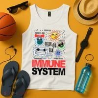 Immune System Cells Biology Cell Science Humor Tank Top thumb 4