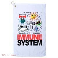 Immune System Cells Biology Cell Science Humor Golf Towel thumb 0
