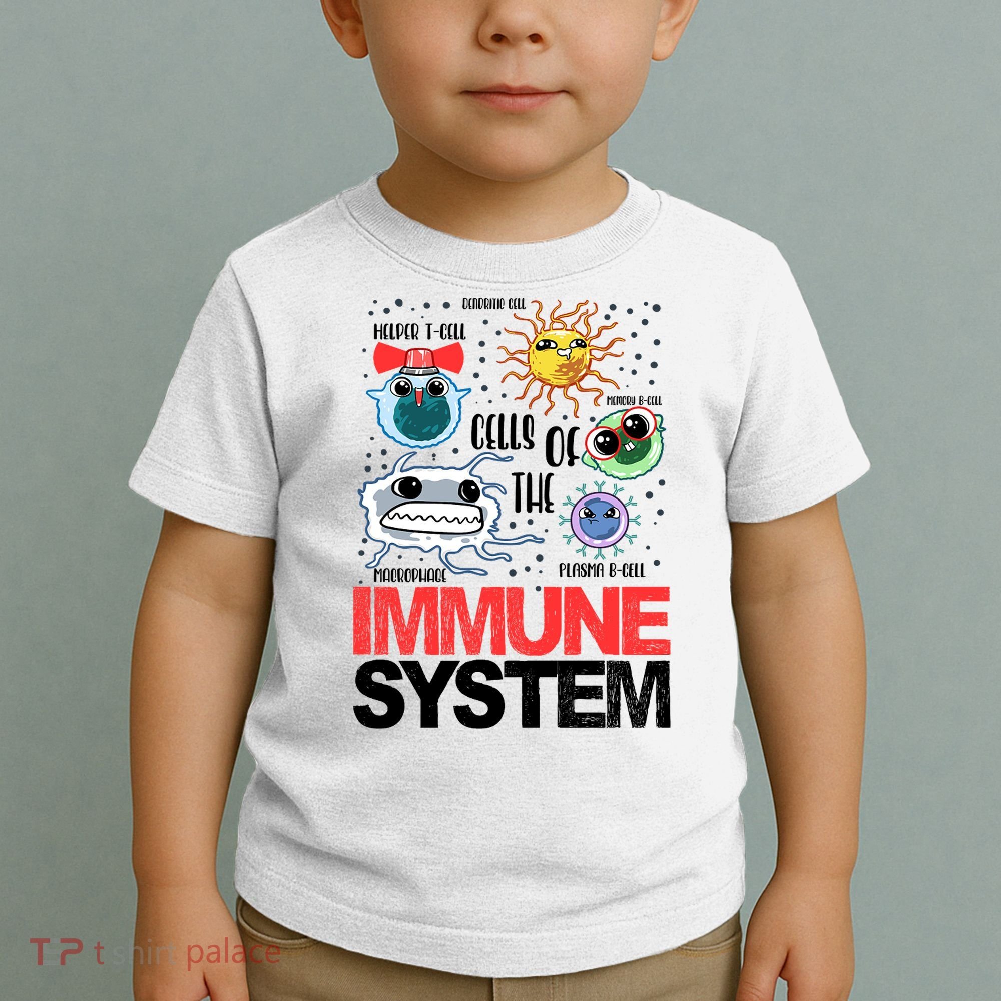 Immune System Cells Biology Cell Science Humor Toddler T-Shirt
