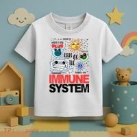 Immune System Cells Biology Cell Science Humor Toddler T-Shirt thumb 3