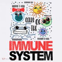 Immune System Cells Biology Cell Science Humor Women's T-Shirt thumb 6
