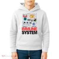 Immune System Cells Biology Cell Science Humor Kids Hoodie thumb 4