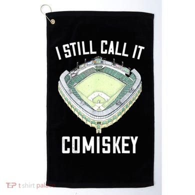 I Still Call It Comiskey Chicago Baseball Vintage Golf Towel