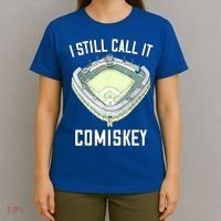 I Still Call It Comiskey Chicago Baseball Vintage T-Shirt thumb 4