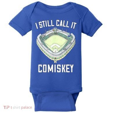 I Still Call It Comiskey Chicago Baseball Vintage Baby Bodysuit