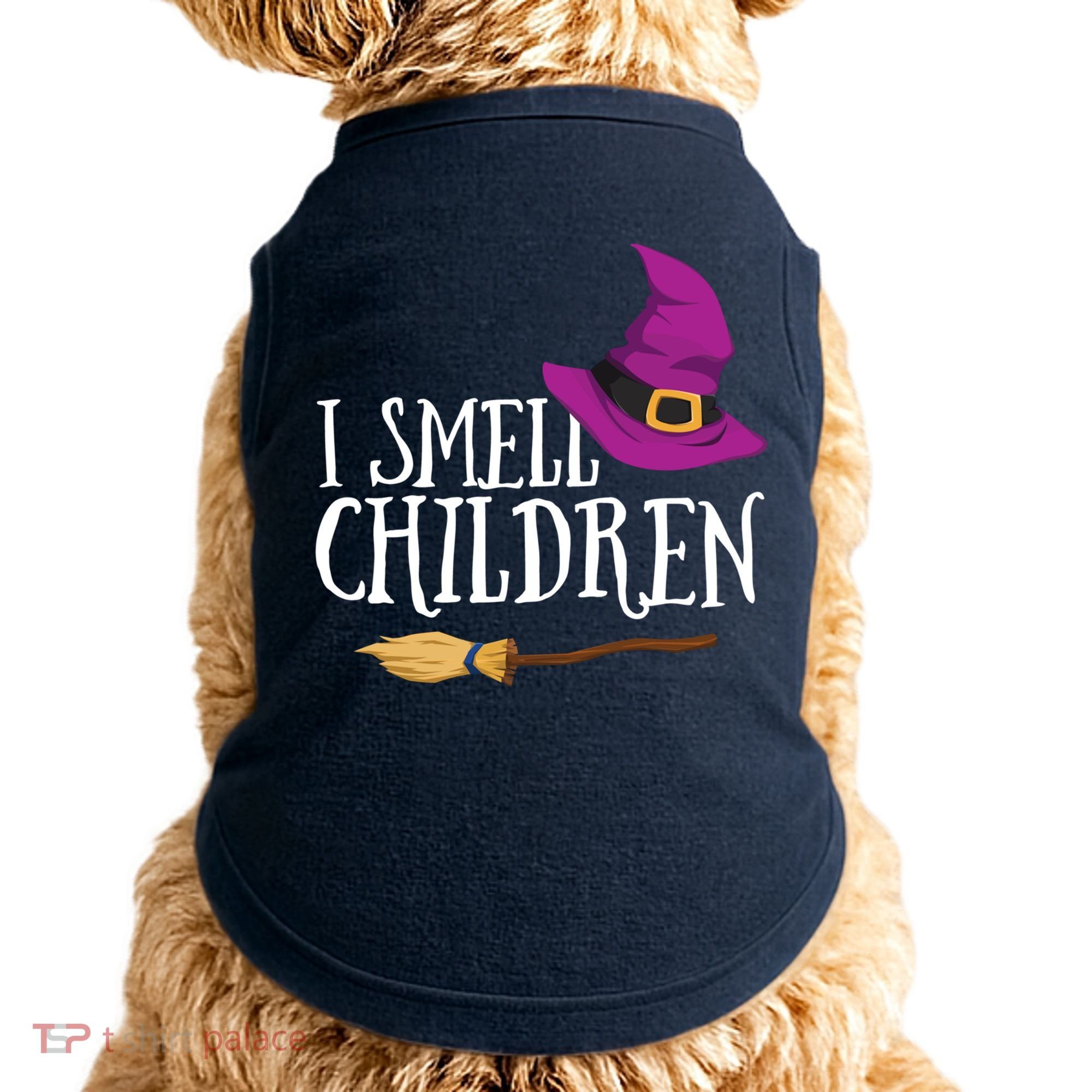 I Smell Children Teacher Halloween Party Witch Easy Costume Doggie Tank