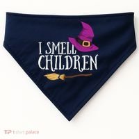 I Smell Children Teacher Halloween Party Witch Easy Costume USA-Made Doggie Bandana thumb 0