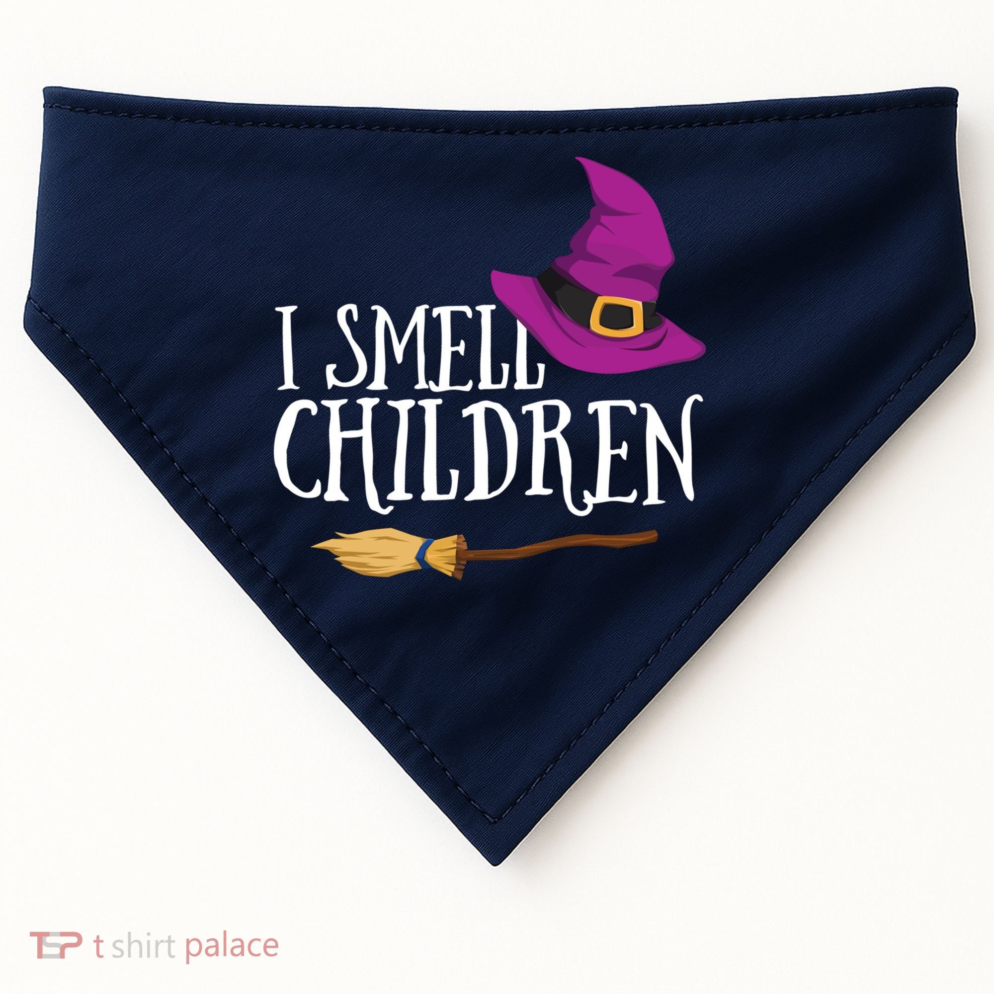 I Smell Children Teacher Halloween Party Witch Easy Costume USA-Made Doggie Bandana