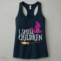 I Smell Children Teacher Halloween Party Witch Easy Costume Women's Tank Top thumb 3