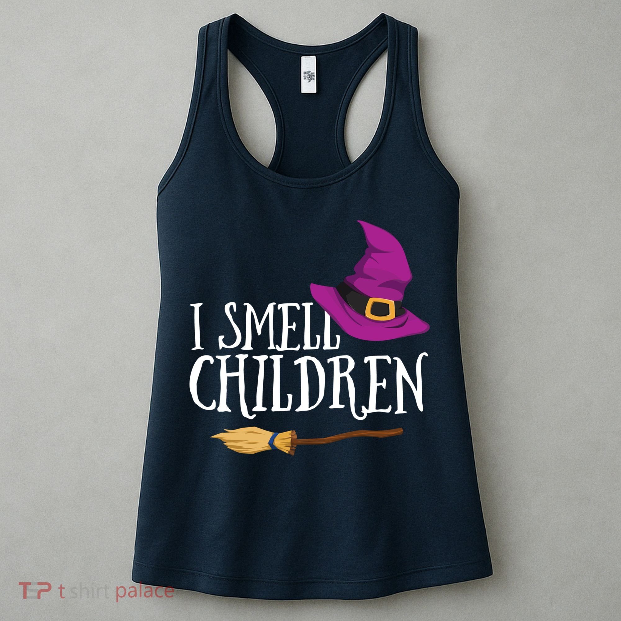 I Smell Children Teacher Halloween Party Witch Easy Costume Women's Tank Top