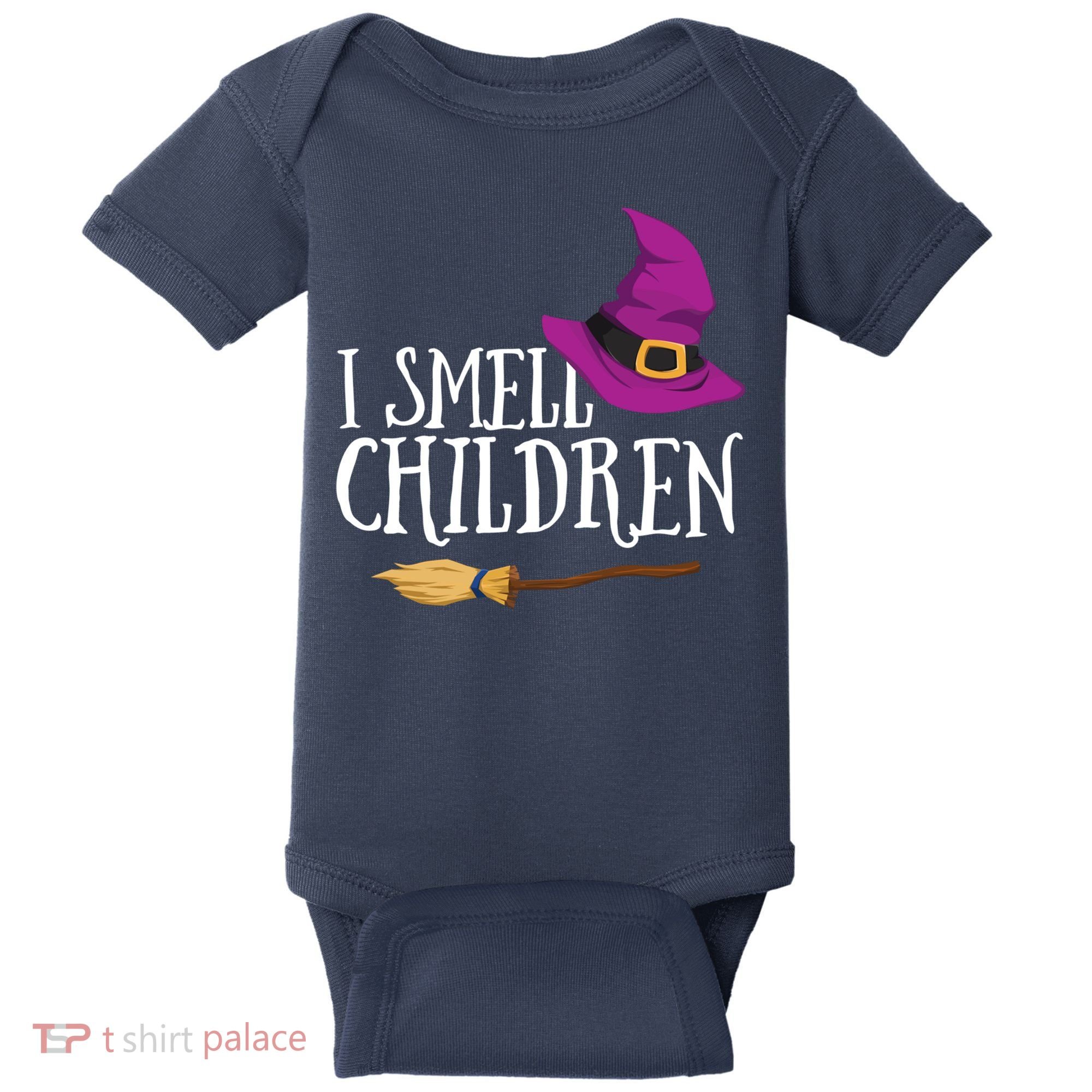 I Smell Children Teacher Halloween Party Witch Easy Costume Baby Bodysuit