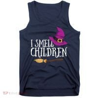 I Smell Children Teacher Halloween Party Witch Easy Costume Tank Top thumb 0