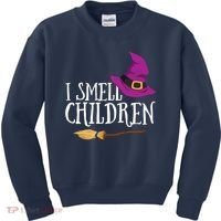 I Smell Children Teacher Halloween Party Witch Easy Costume Kids Sweatshirt thumb 0