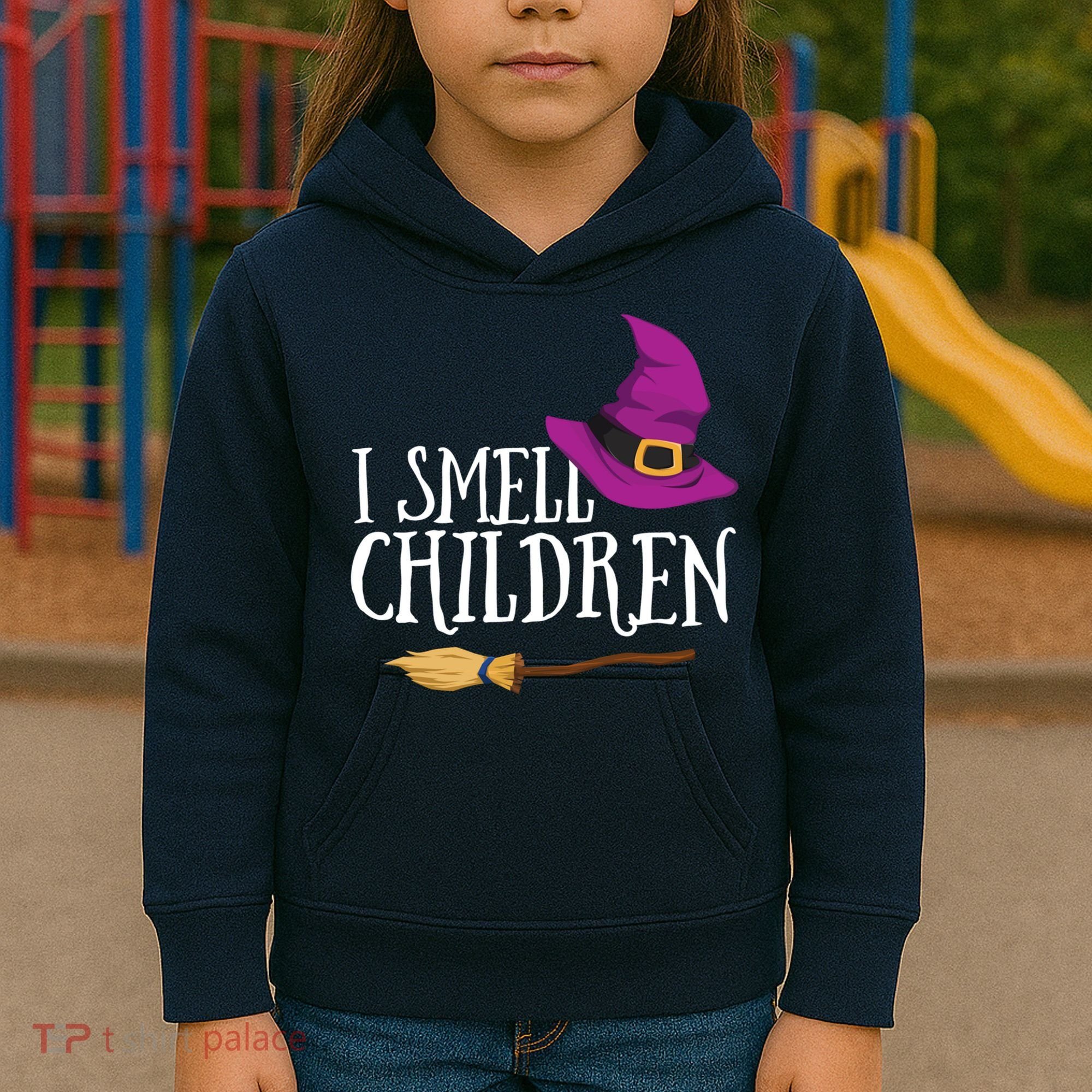 I Smell Children Teacher Halloween Party Witch Easy Costume Kids Hoodie